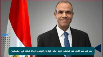 بث مباشر الآن من مؤتمر وزير الخارجية ورئيس وزراء قطر في العلمين